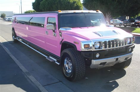 Pink Hummer Limo Hire Birmingham